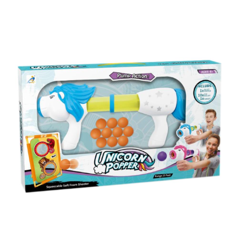 Unicorn Popper Foam Blaster